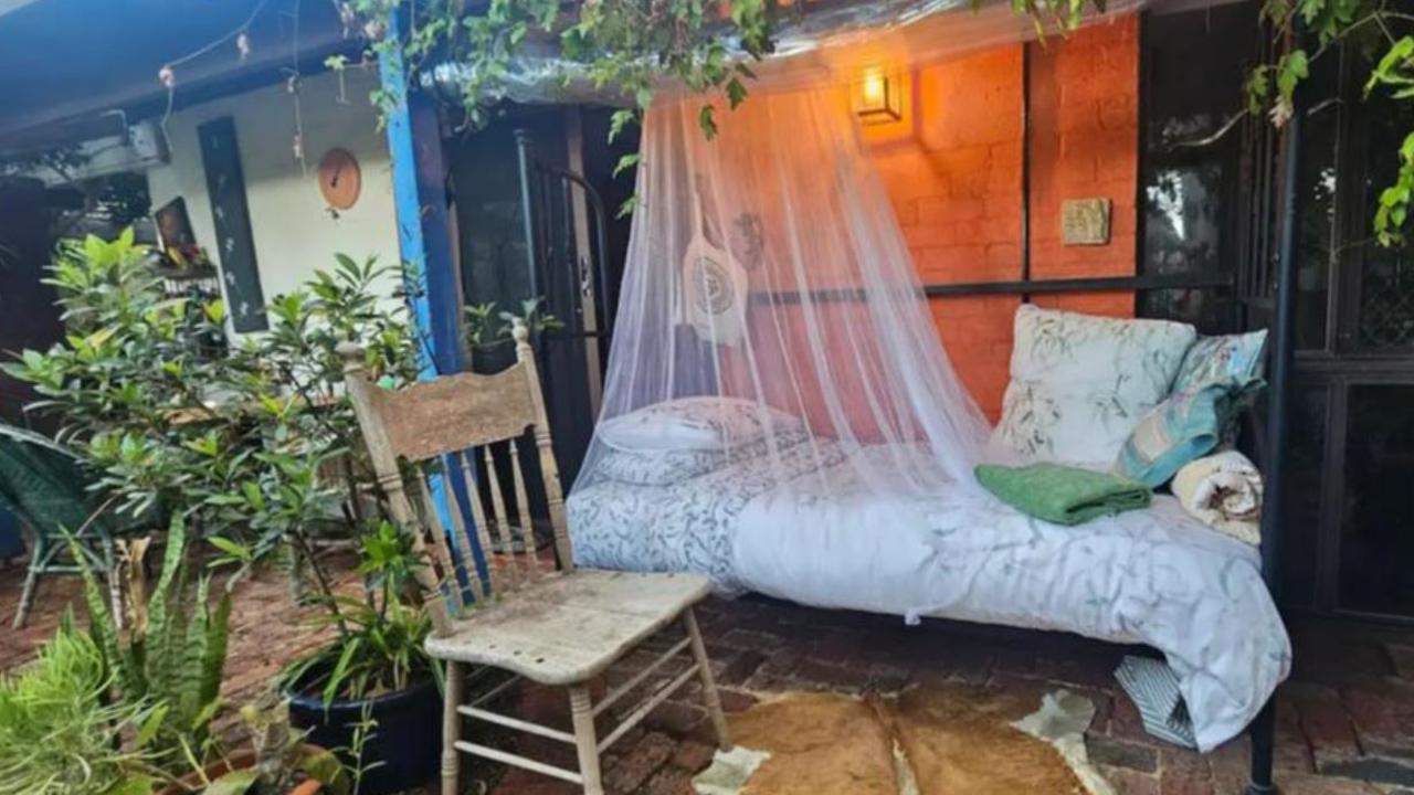 A woman is renting out her verandah in Perth for $130 per night. Picture: Supplied