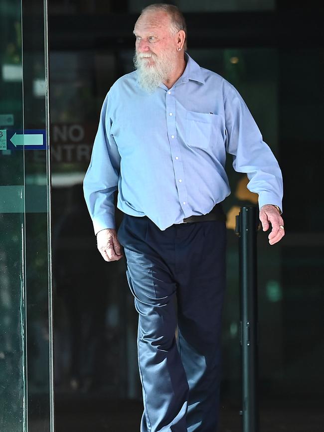 Kim Fransden leaving the Brisbane Magistrates court. Picture, John Gass