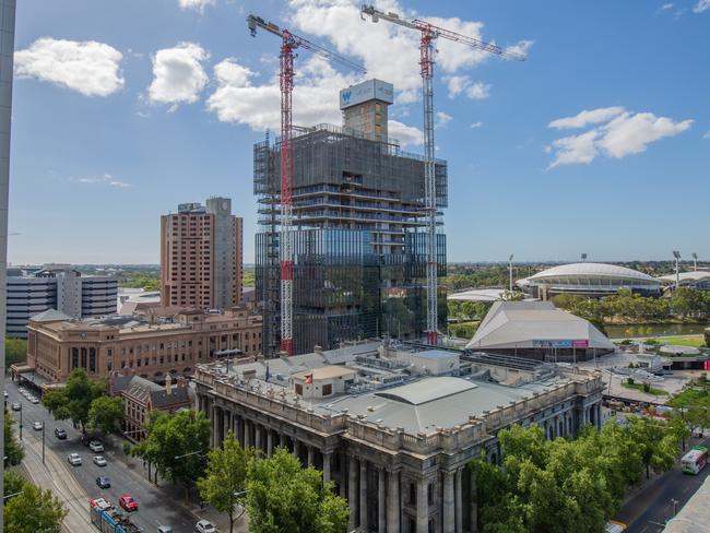 Adelaide Developments .    One Festival Tower, Festival Plaza . Picture: Ben Clark