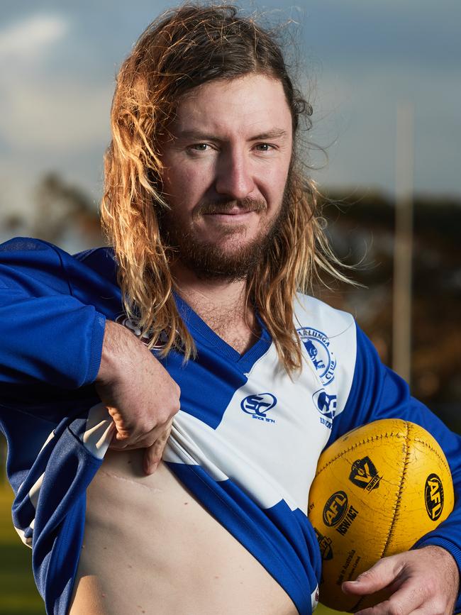 Port Noarlunga footballer Paul Randall. Picture: Matt Loxton