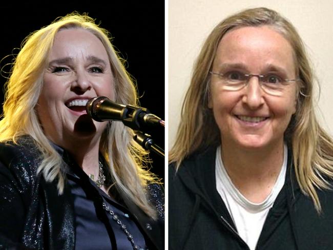 Melissa Etheridge and her 2016 mugshot.