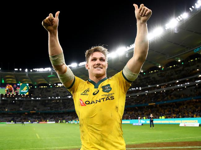 Michael Hooper must start, and remain captain, for the Wallabies. Picture: Cameron Spencer/Getty Images