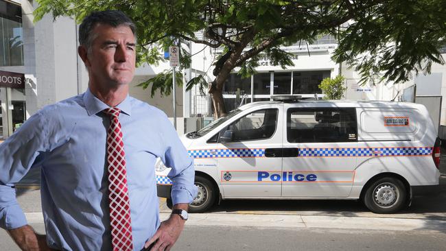 LNP's Opposition police spokesman Tim Mander — the party was proud on its record of supporting police. Picture Glenn Hampson