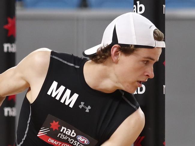 Thomson Dow at the AFL Draft Combine . (Photo by Dylan Burns/AFL Photos)