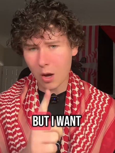 An anti-Israel teen with nearly a million online followers urged people to “support’’ the accused DC killer in a rant so vile that TikTok yanked it. Picture : X