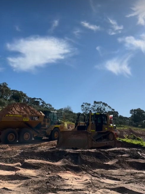 Construction has already begun on the latest development from the owner of Pizzateca in McLaren Vale. Picture: Facebook