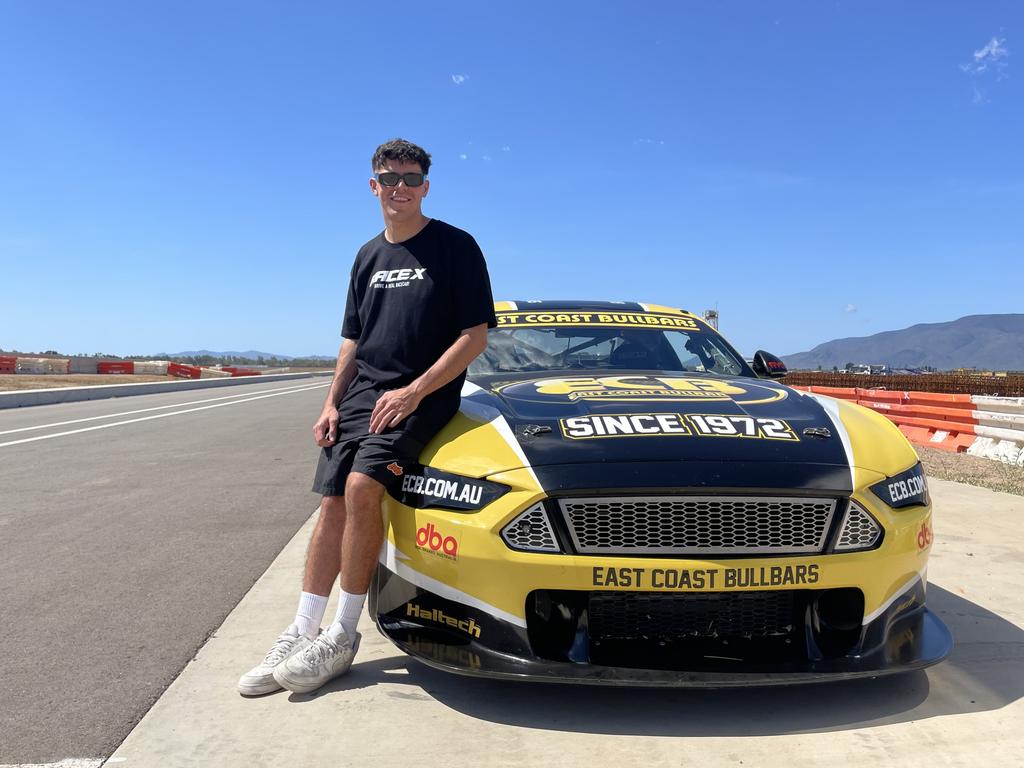 Race X's Rod Dawson Jr is bringing an authentic V8 supercars experience to North Queensland. Picture: Patrick Woods.