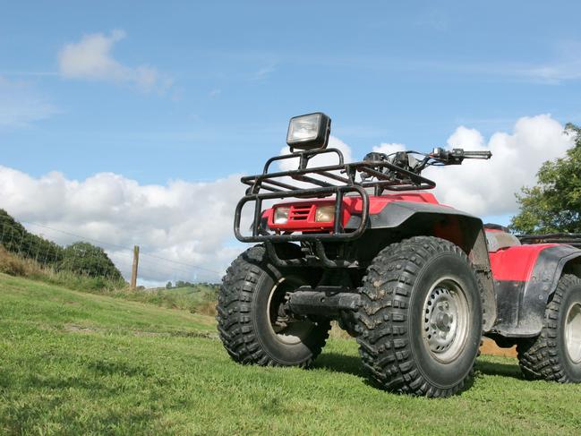 Generic image of a quad bike motorbike rider.