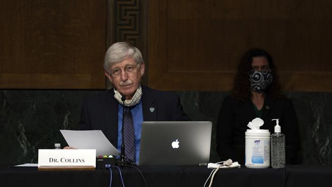 National Institutes of Health Director Dr. Francis Collins. Picture: AP