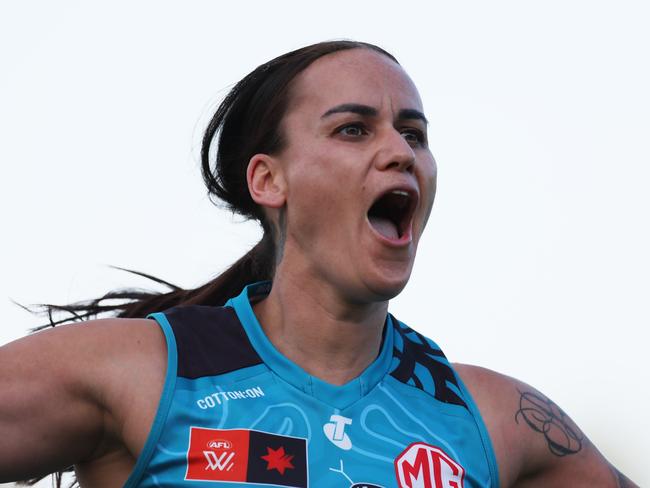 Port are hunting a first AFLW flag. Picture: Getty Images