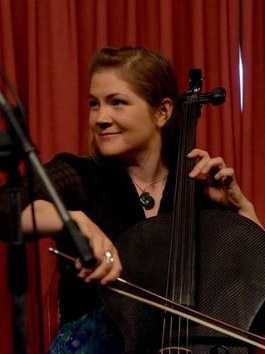 Cellist and Braidwood local Rachel Johnston performing at one of her shows.