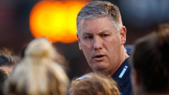 Carlton AFLW coach Damien Keeping.