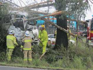 Man trapped in Highway Crash