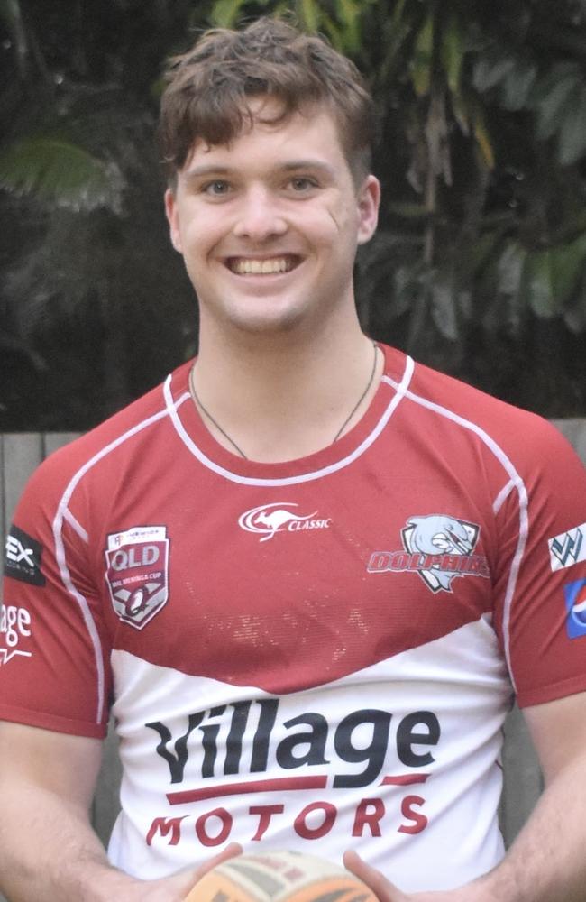 Caleb Pfingst has played with the Redcliffe Dolphins since he was a junior.