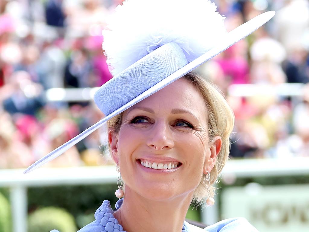 Zara Tindall put an AirTag on her daughter Mia at a horse trials event last week. Picture: Getty Images