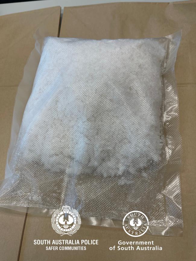 Drugs seized by police during the bust in the southern suburbs. Picture: SA Police