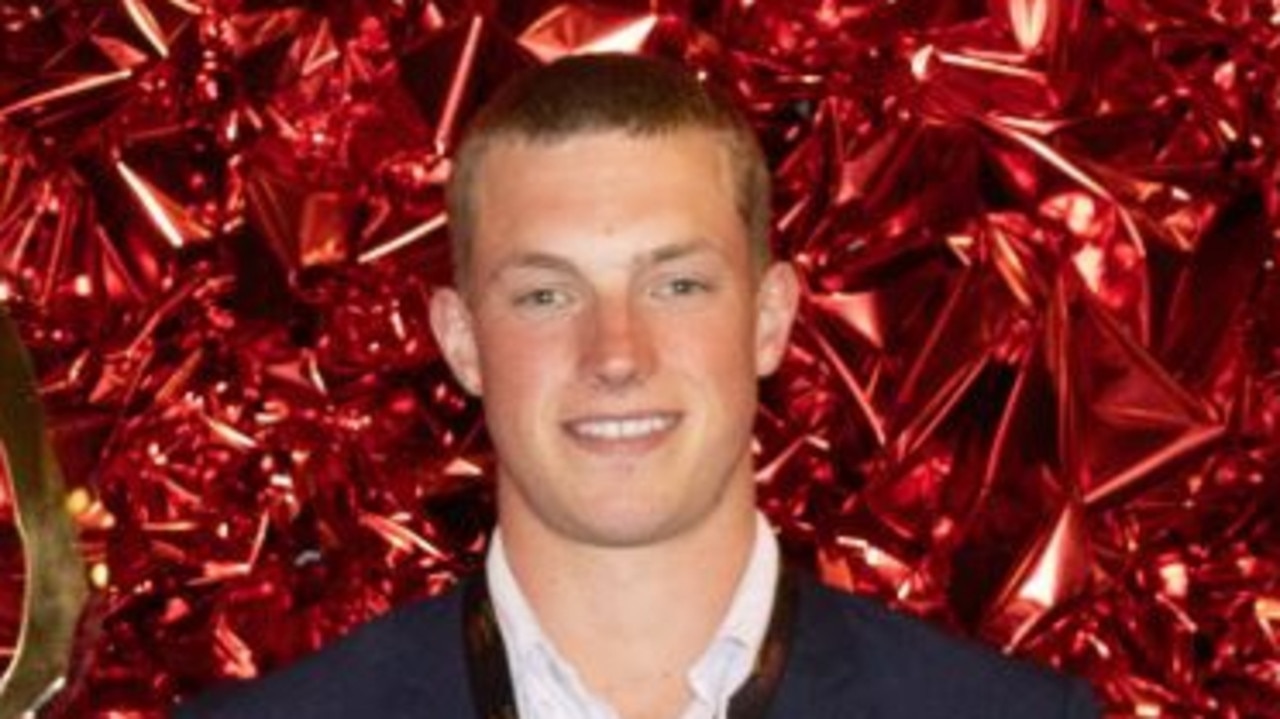 Oscar Hocking won St Joseph's' reserves best and fairest in 2024. Picture: St Joseph's Football Club.