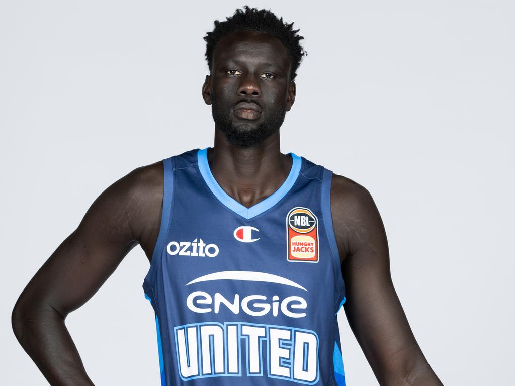 United will be hoping Jo Lual-Acuil Jr’s recovery from wrist surgery is swift. Getty Images/NBL