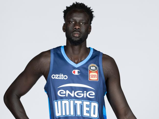 United will be hoping Jo Lual-Acuil Jr’s recovery from wrist surgery is swift. Getty Images/NBL