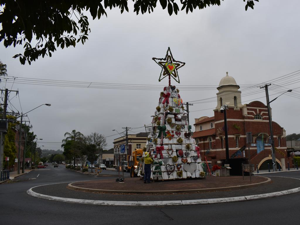 Photos of the 2020 Lismore Christmas Tree