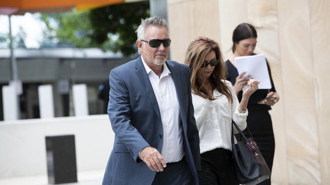 Kenneth Charles Grace (left) on his way to court. Image: AAP