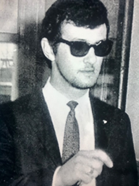 Bevan Spencer von Einem at the 1971 inquest into George Duncan’s death. Picture: Supplied