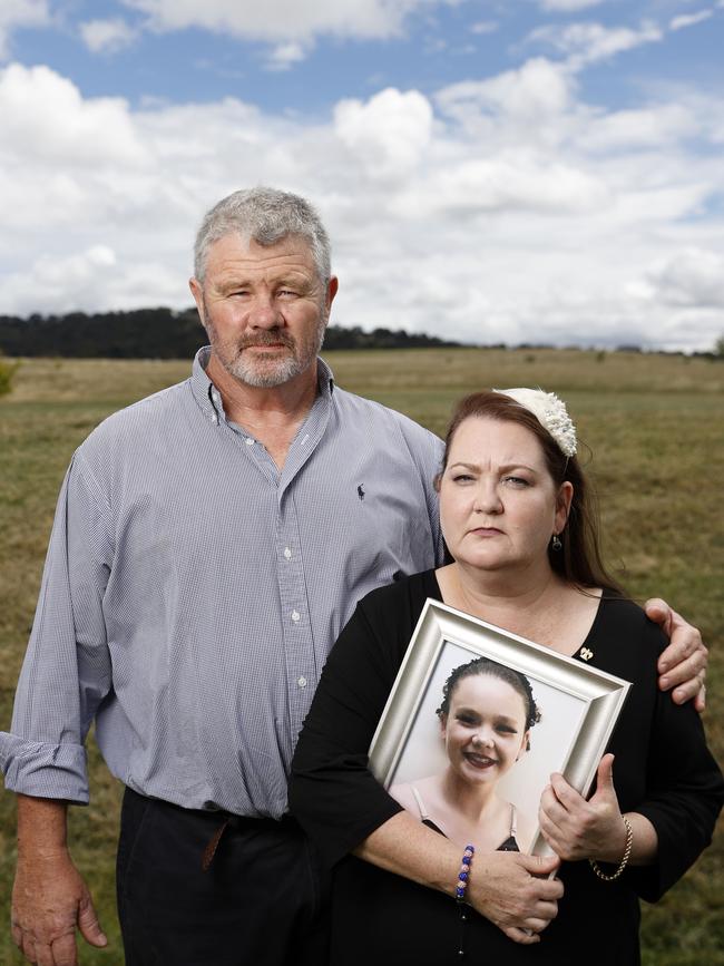 Her parents Murry and Emma Rosewarne want to ensure the situation doesn’t happen again to others.