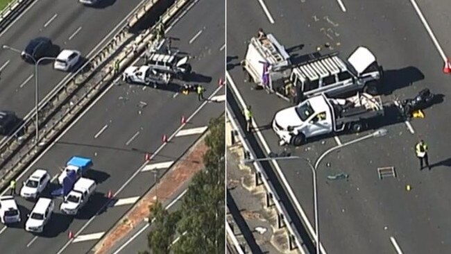 The scene of the incident. Picture: 7 news Gold Coast