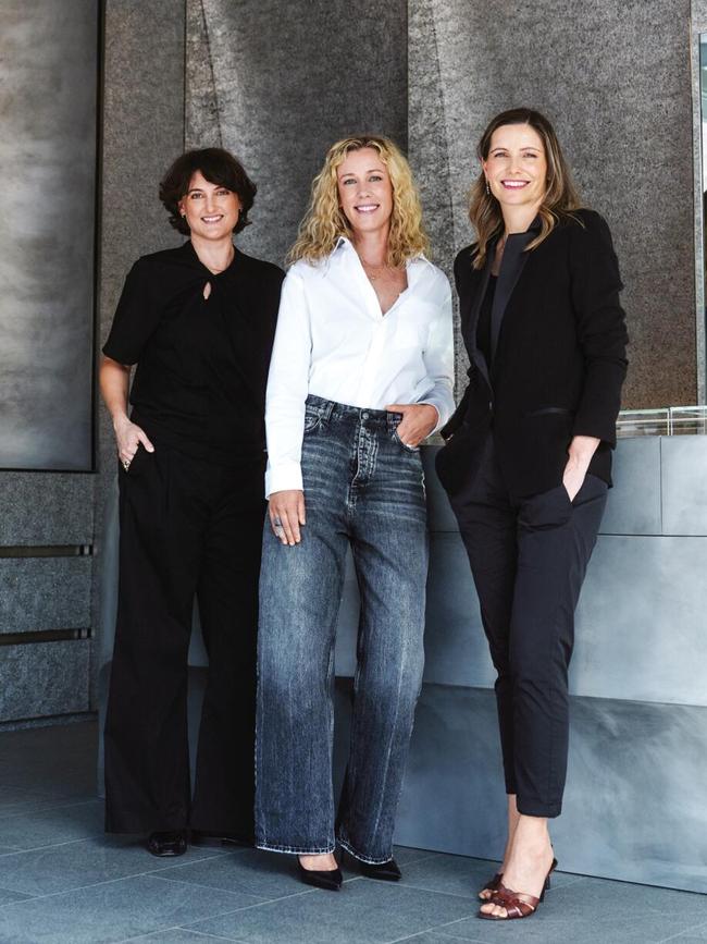 Sarah &amp; Sebastian's new piercing lab is headed by fashion insider Tamila Purvis, left, pictured with co-founder Sarah Munro and chief executive Amelia Fincher.