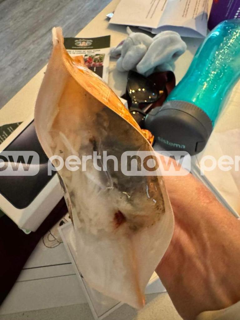 The rodent was at the bottom of the packet. Picture: PerthNow