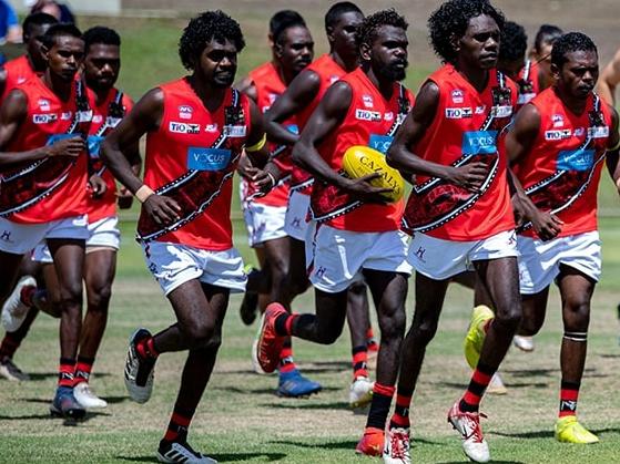 Tiwi Bombers were unable to play the second half of the NTFL due to Covid. Picture: Supplied.