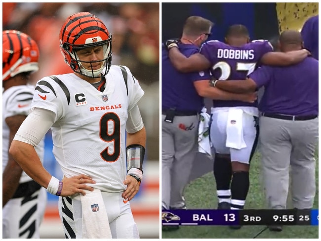 Joe Burrow and JK Dobbins.