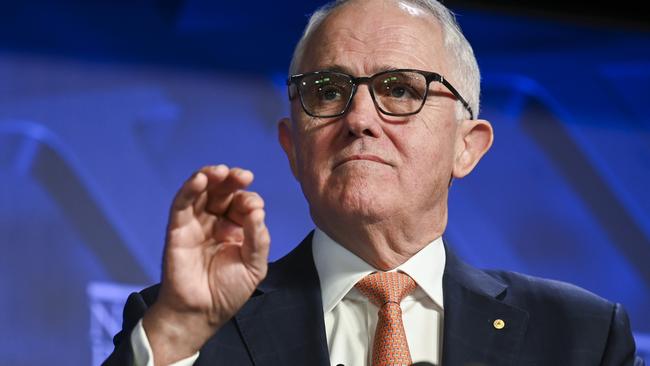 Malcolm Turnbull has been slammed by Liberals for some of his decisions during his leadership. Picture: NCA NewsWire / Martin Ollman