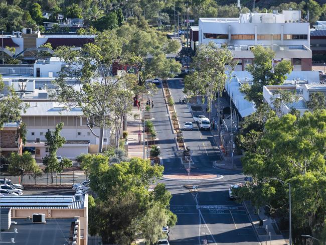 Alice Springs town centre seen from Anzac Hill. Picture: Kevin Farmer