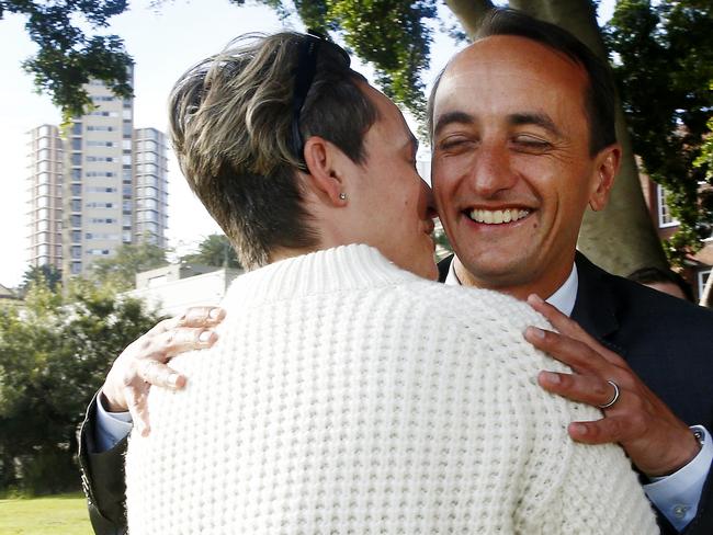 Mr Sharma returned former prime minister Malcolm Turnbull’s seat back to the liberals last week with a significant swing in his favour. Picture: John Appleyard
