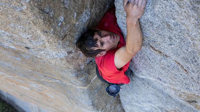 The Travelling Film Festival coming to Darwin this week features the Academy Award nominated 'Free Solo'. PHOTO: Supplied
