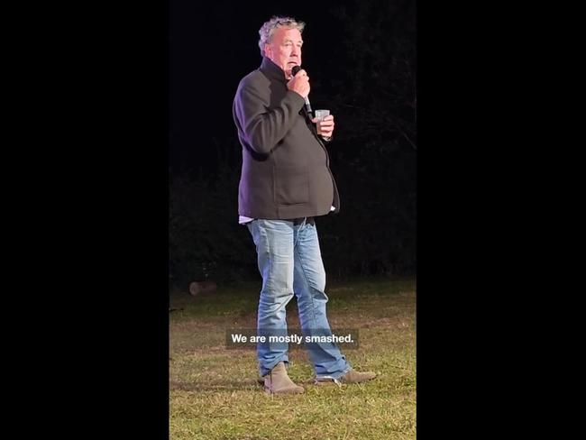 Jeremy Clarkson was "mostly smashed" while filming The Grand Tour