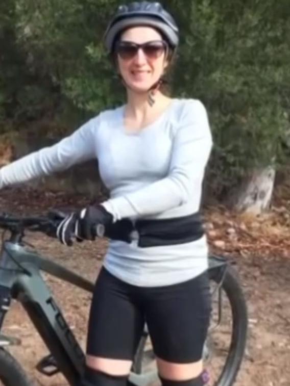 Cyclist and hit run victim Sonja Maus. Picture: 7NEWS