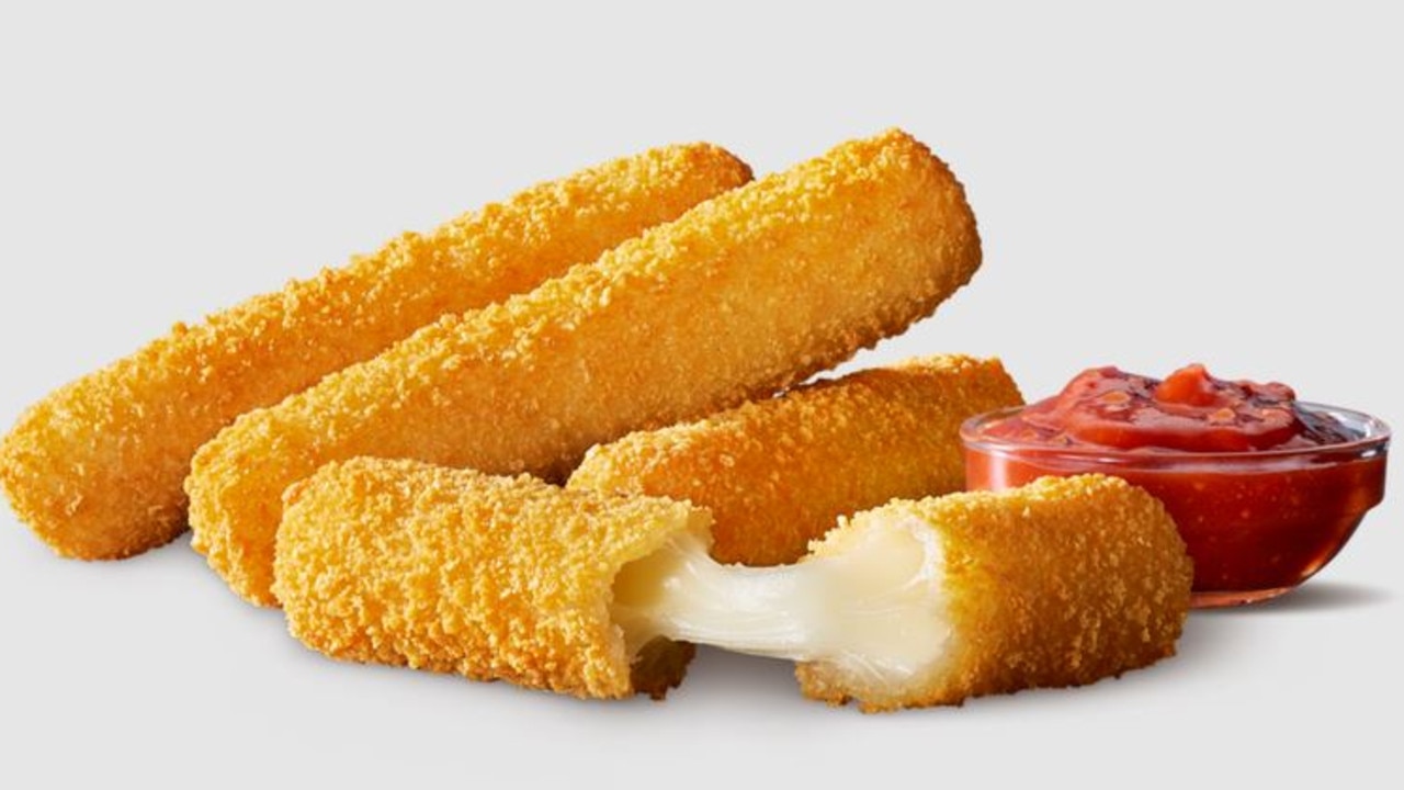 Macca's Mozzarella Sticks with Chunky Tomato Relish are back. Picture: Supplied