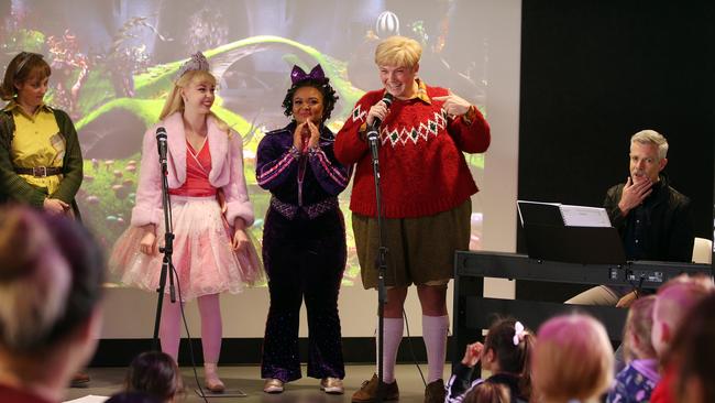 A Charlie and the Chocolate Factory performance for sick children at Sydney Children’s Hospital earlier this year.