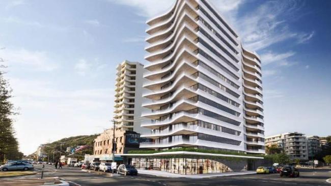 Pointcorp has lodged its development application to transform the petrol station at Burleigh Heads in a 15 storey, 41 unit apartment.