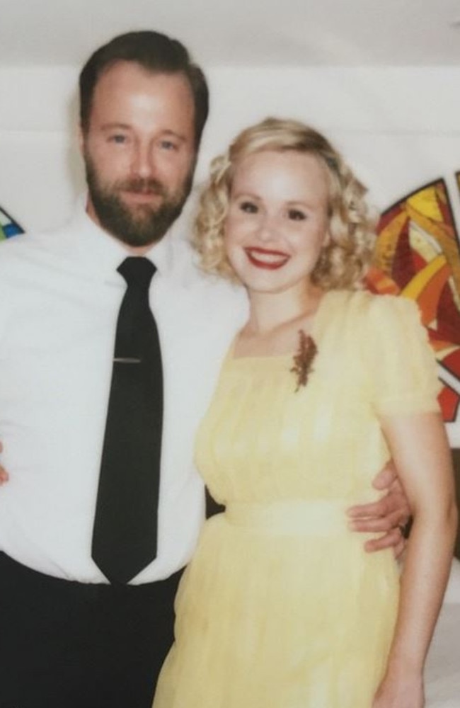 Alison Pill shared this adorable snap from her wedding day.