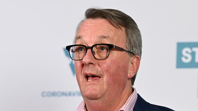 Victorian Health Minister Martin Foley said passengers who flew with the man from Adelaide to Melbourne had been contacted. Photo by Quinn Rooney/Getty Images.