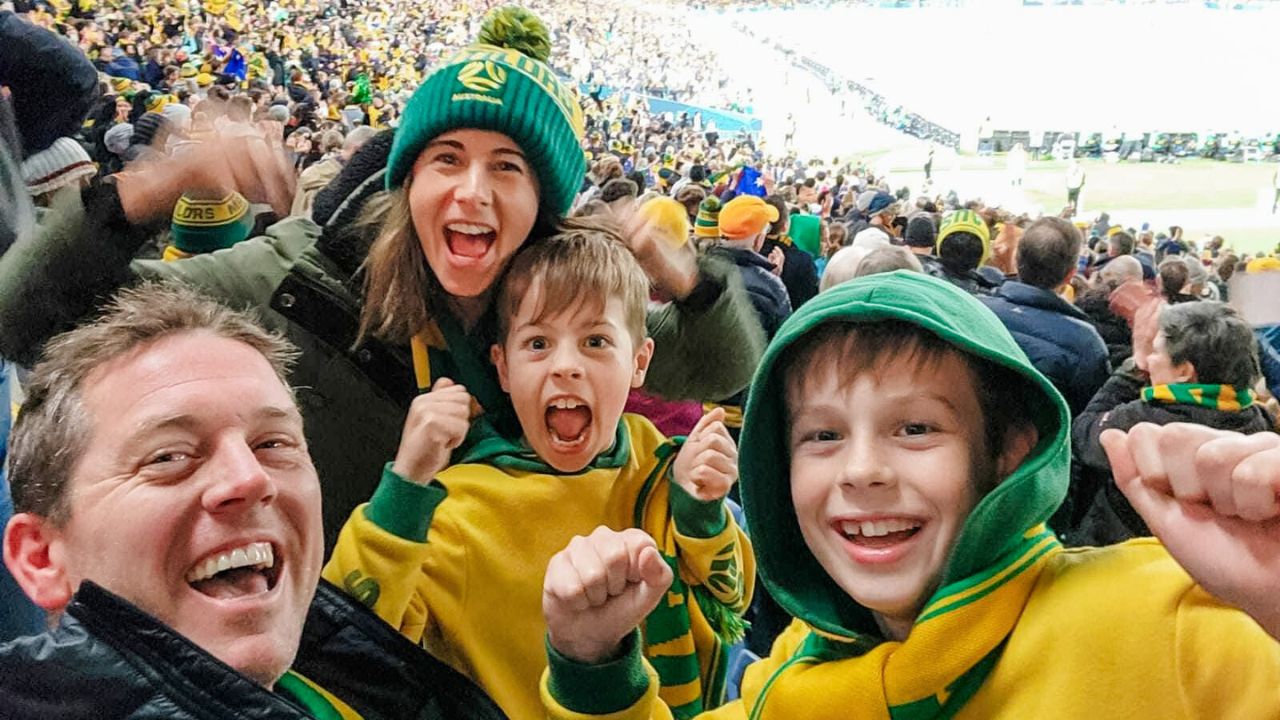 The family have truly embraced the Matildas and the World Cup. Image: supplied