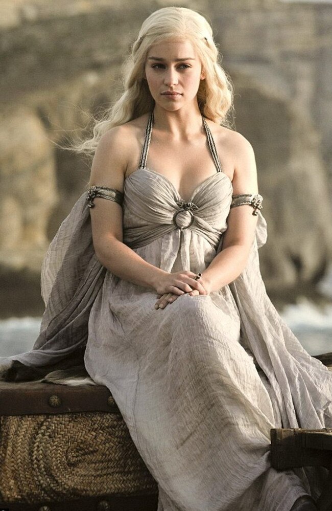 Get your style game on ... Emilia Clarke as Khaleesi in the original GoT.