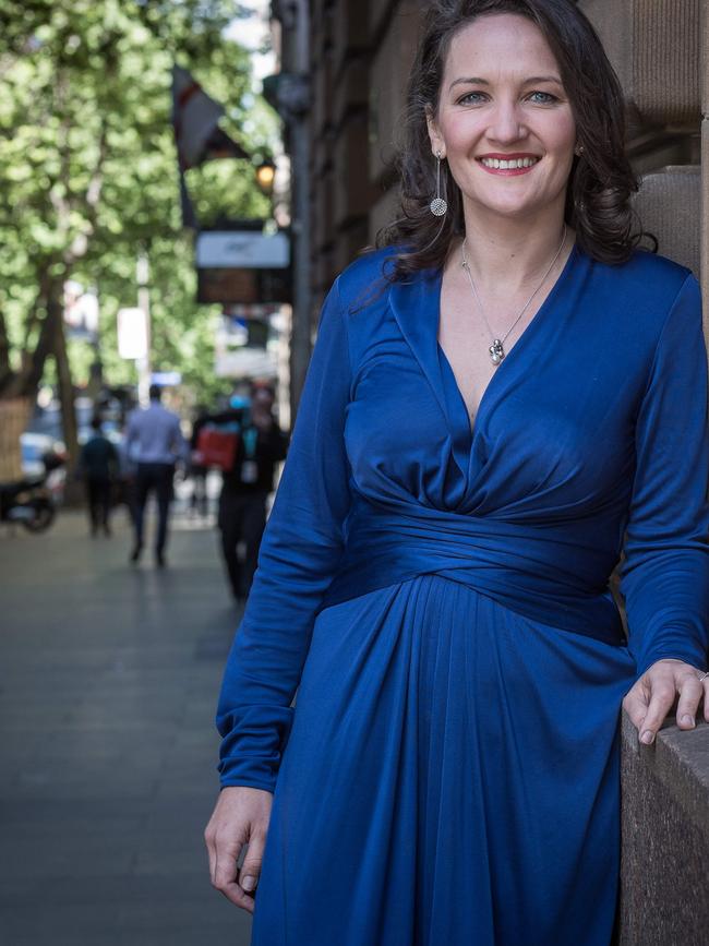 Georgina Downer left SA as a teenager in 1998 for a Melbourne Uni scholarship but is keen to return home to the family fiefdom Picture: Jake Nowakowski