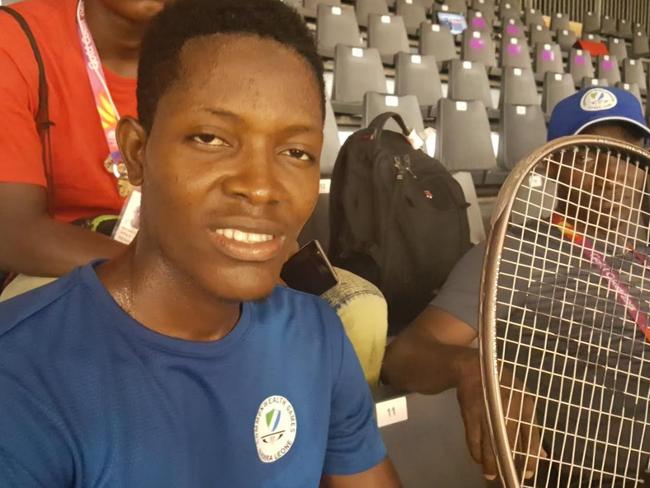 squash player missing Sierra Leone Ernest JOMBLA