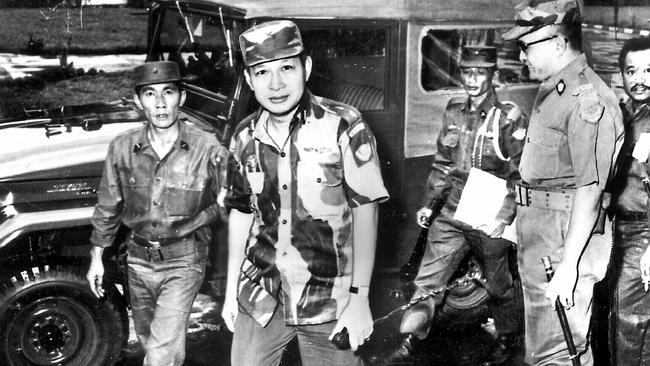 Suharto, pictured in 1965, rode the crackdown to power in Indonesia.