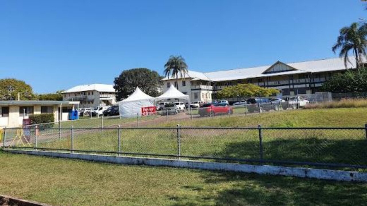 The Maryborough Fever Clinic on Monday morning.