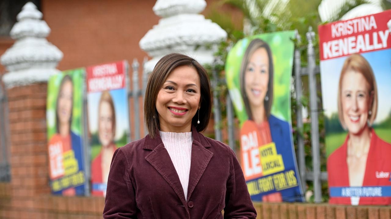 Independent candidate for the seat of Fowler, Dai Le in the suburb of Bonnyrigg, NSW. Picture: Jeremy Piper